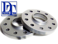 Wheel Spacers 15mm Hub Centric DesignTek for Porsche 5/130 stud Pattern